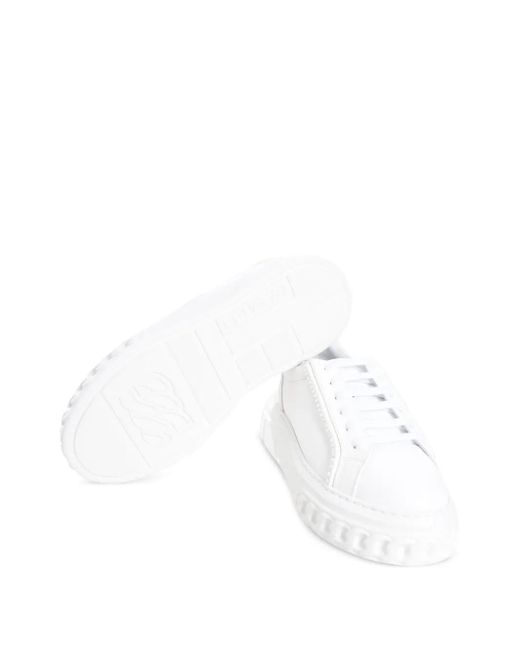 Casadei White Salento Sneakers