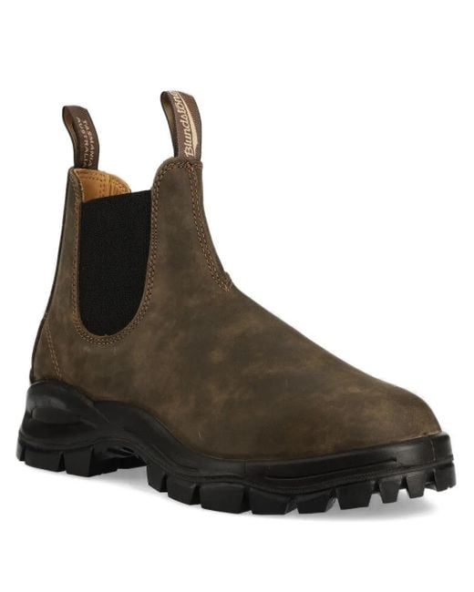 Botas con suela de goma Blundstone de color Brown