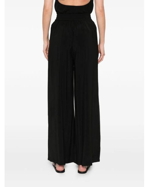 ELEH Black Wide-Leg Palazzo Pants