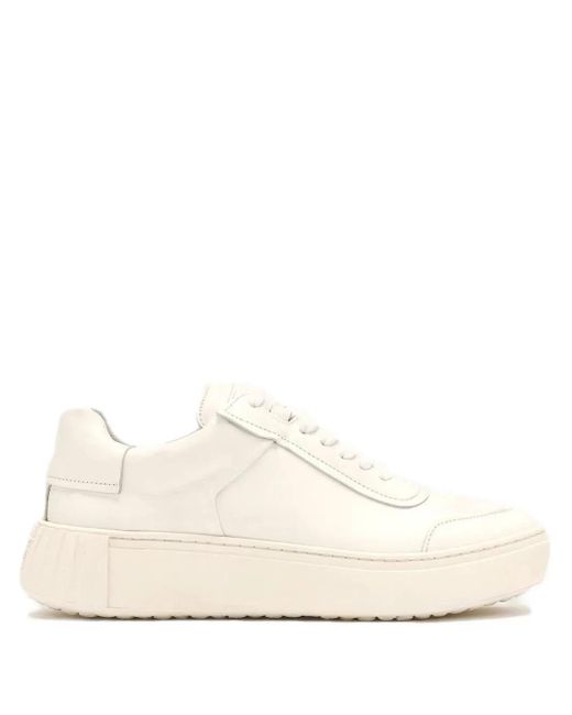 Primury Natural Frank Leather Platform Sneakers