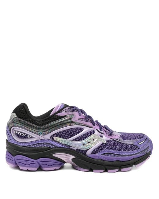 Saucony Purple Progrid Omni 9 Sneakers