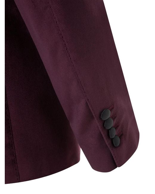 Billionaire Purple Brian Peak-Lapel Blazer for men
