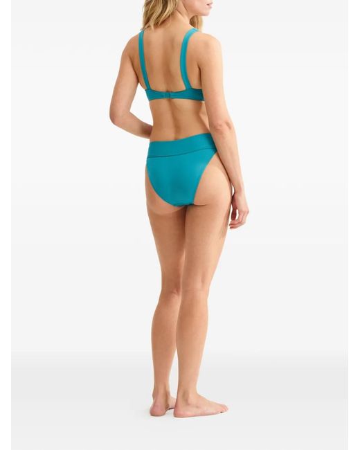 Eres Blue Buttoned Bikini Briefs