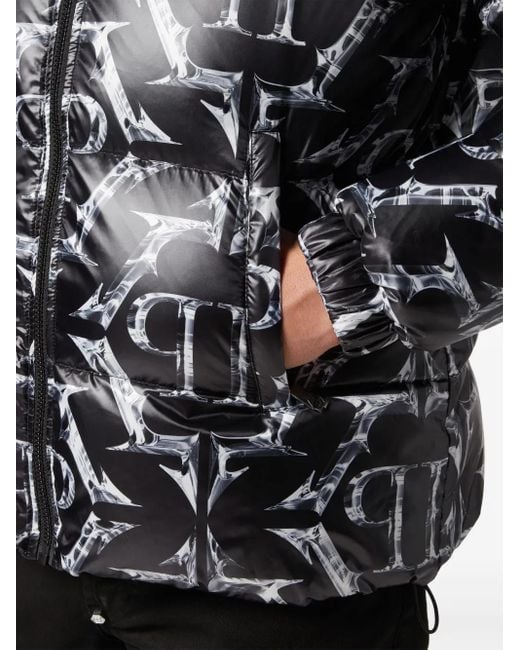 Philipp Plein Gray Puffer for men