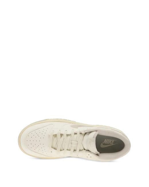 Nike White Dunk Low Retro Premium Sneakers for men