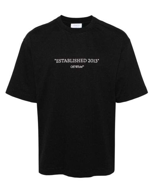 メンズ Off-White c/o Virgil Abloh Established 2013 Tシャツ Black
