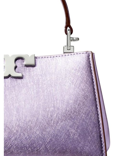 Tory Burch Purple Eleanor Mini Tote Bag
