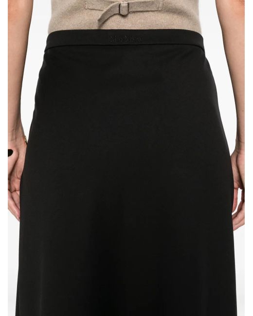 Max Mara A-Lijn Rok in het Black