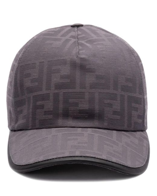 Fendi Baseballkappe mit FF-Jacquard in Gray für Herren