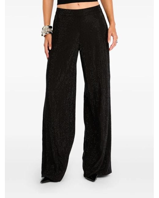 retroféte Black Hasna Hotfix Trousers