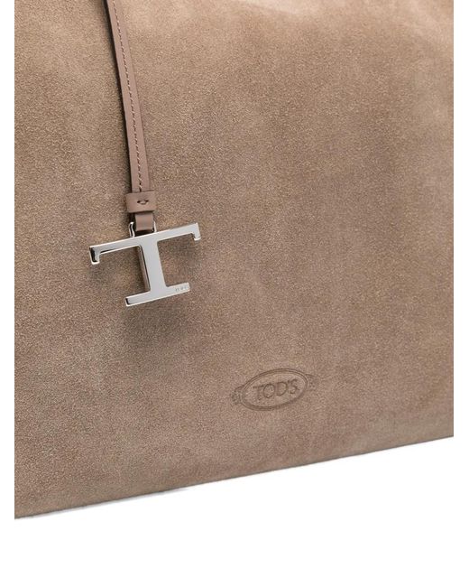 Tod's Brown Medium Leather Tote Bag