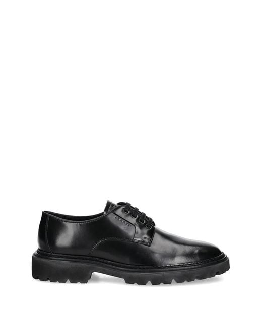 Gant Black Ivyhill Lace-Up Derby Shoes
