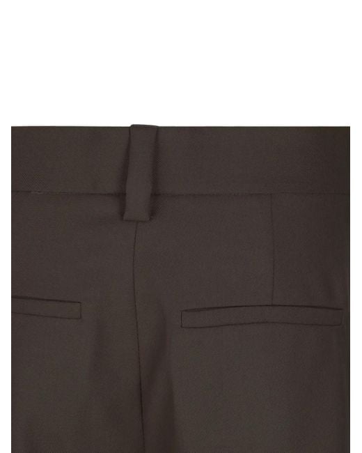 Antonelli Gray Cuffed Tailored Trousers