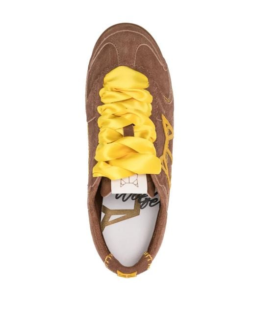 Sneakers Exposure di Naked Wolfe in Brown
