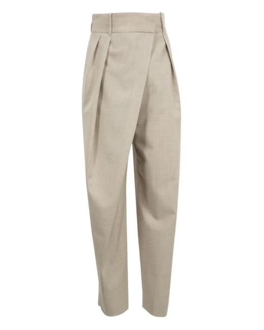 Loewe Natural Pleated Wrap Trousers