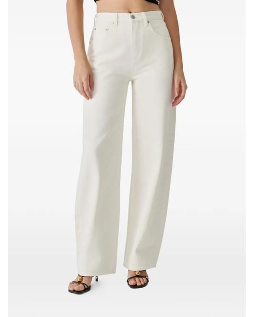 Hey Joanie White Arc Jeans