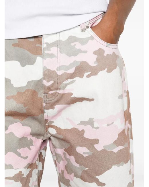 BLUE SKY INN White Camo-Print Shorts for men