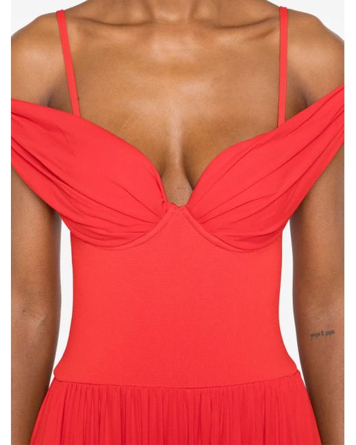 Jonathan Simkhai Red Amarantha Dress