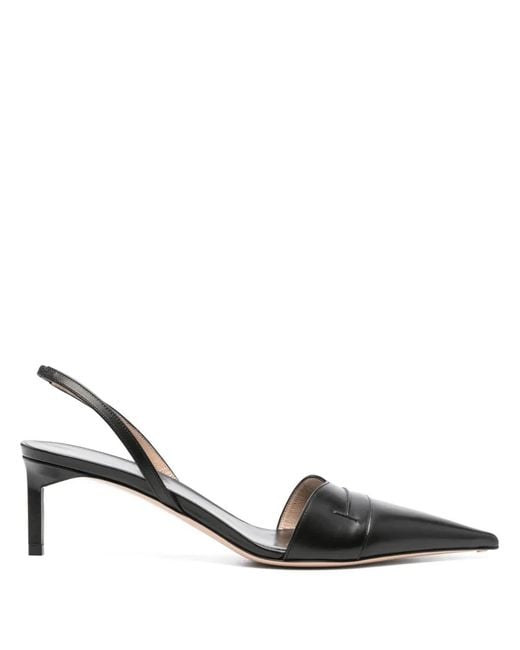 Tom Ford Black 65Mm Slingback Pointed-Toe Pumps