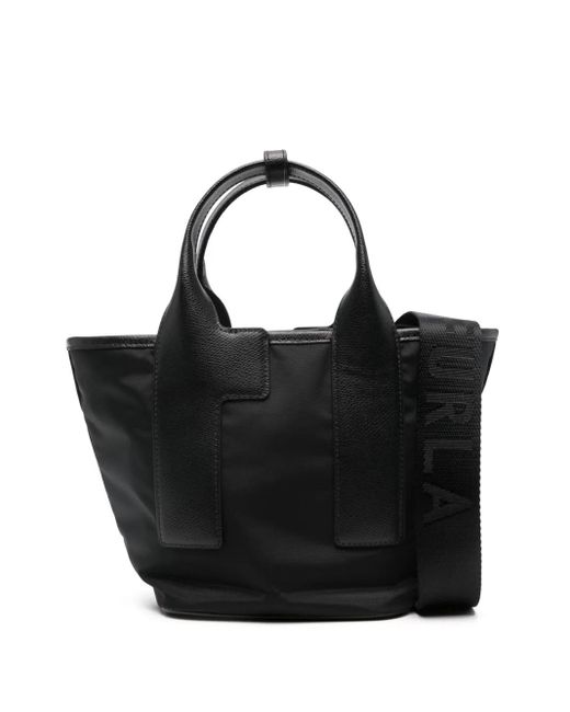 Furla Black Kleine Piuma Tote Bag