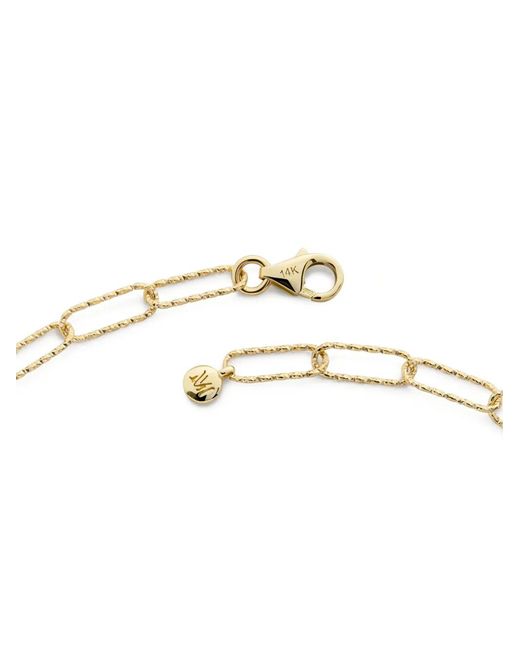 Monica Vinader White 14K Necklace