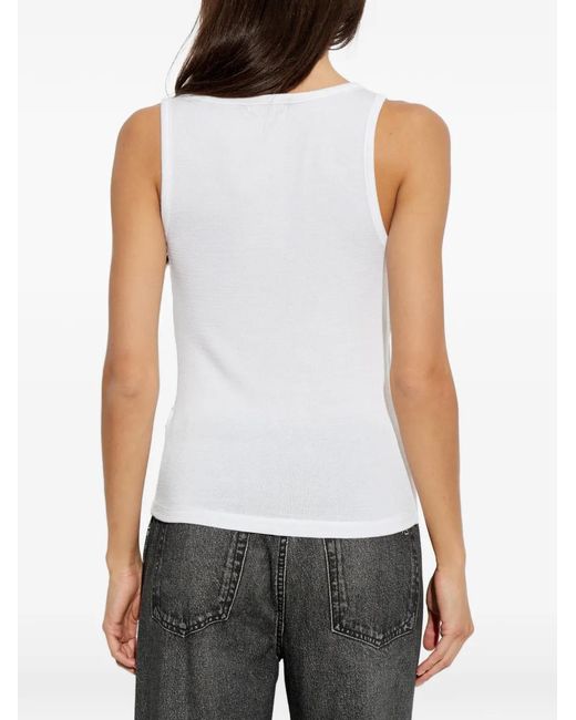 Rag & Bone Mouwloze Top in het White