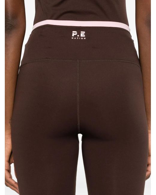 P.E Nation ハイウエスト レギンス Brown