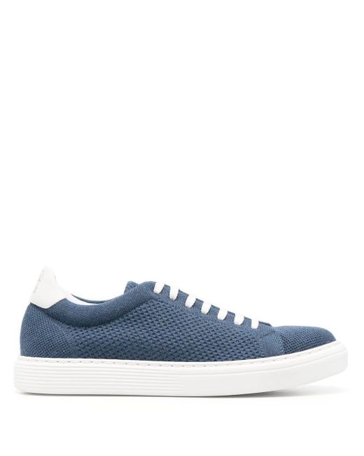 Brunello Cucinelli Low-top Sneakers in Blue for Men | Lyst