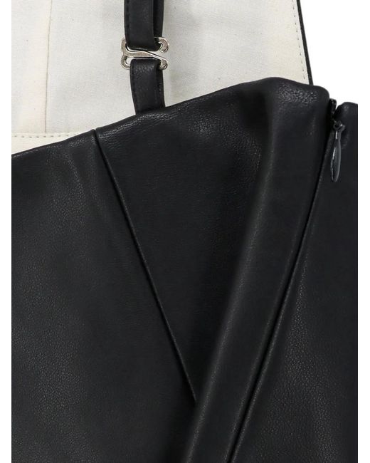 LAMRONS Black V-Neck Top