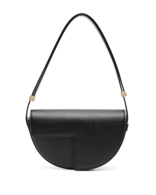 Patou Black Le Petit Leather Shoulder Bag