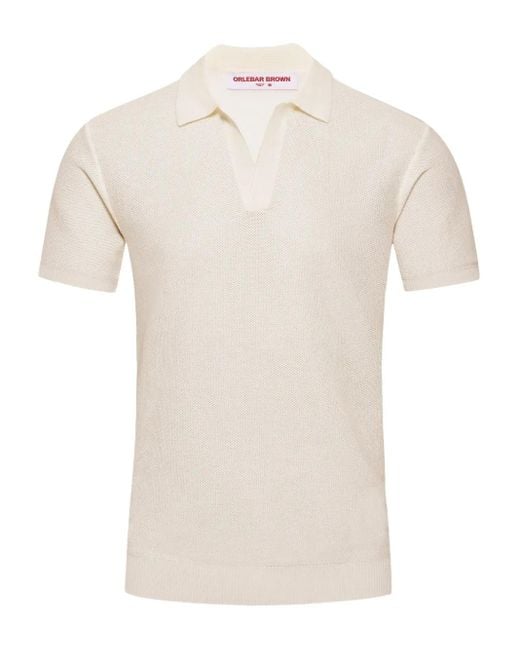 Orlebar Brown White Horton T-Shirt for men