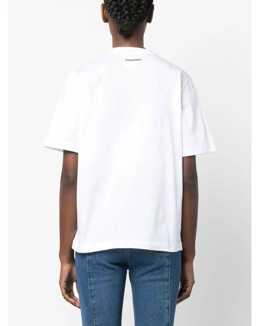 DSquared² Red D2 I Love You T-shirt