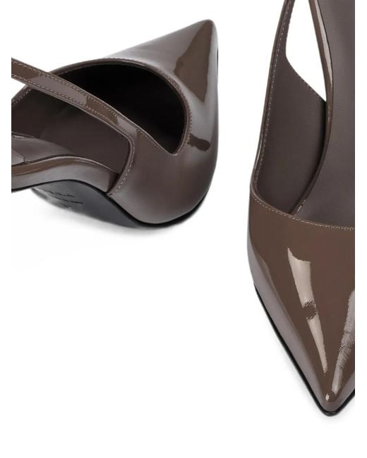 Le Silla Metallic Bella Leather Heeled Pumps
