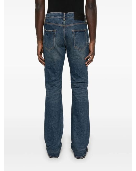 Purple Brand Blue Flared Jeans for men