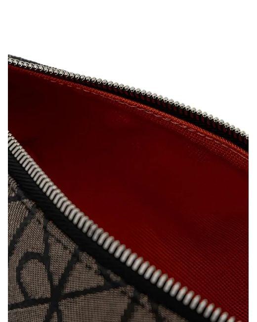 Calvin Klein Brown Monogram-Pattern Shoulder Bag