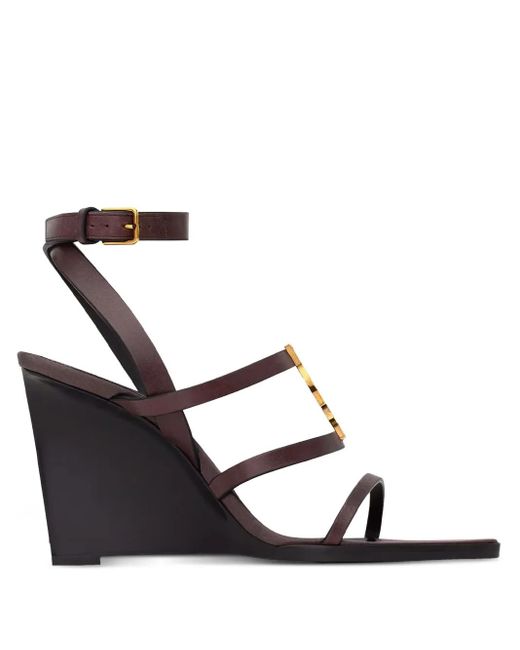 Saint Laurent Brown Wedges