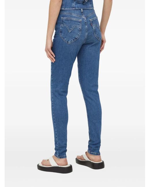 Levi's Blue Retro High Jeans