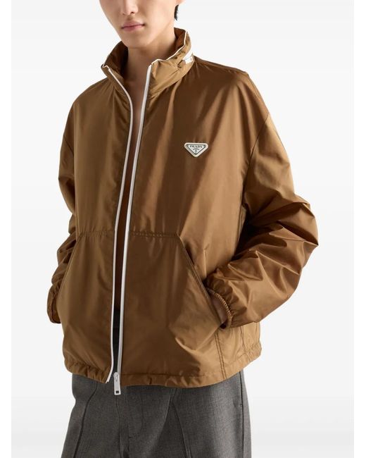 Prada Brown Re-Nylon Jacket for men