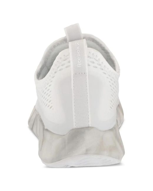 Reebok White Zig Sky /Cool" Sneakers