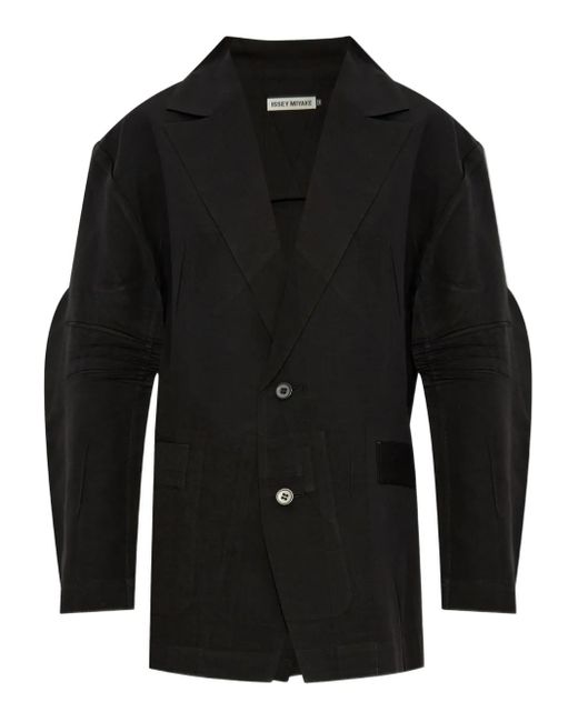 Issey Miyake Black Oversized Blazer