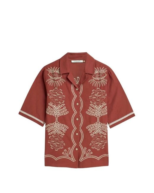 Scotch & Soda Embroidered Short-Sleeve Shirt