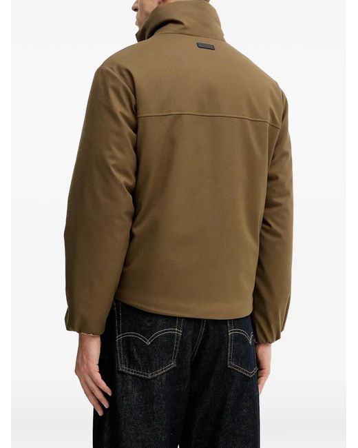 Sisley Brown Zip Jacket for men