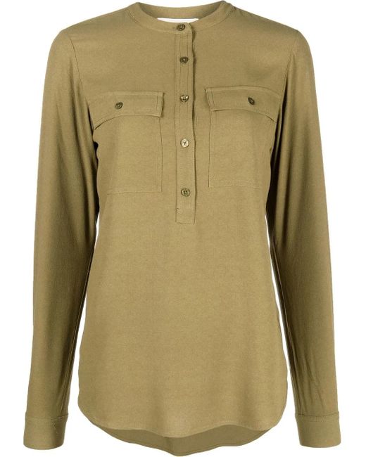 MICHAEL Michael Kors Green Long Sleeve Top