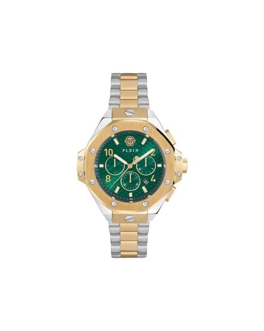 Philipp Plein Green Chrono Royal 46Mm Watch for men