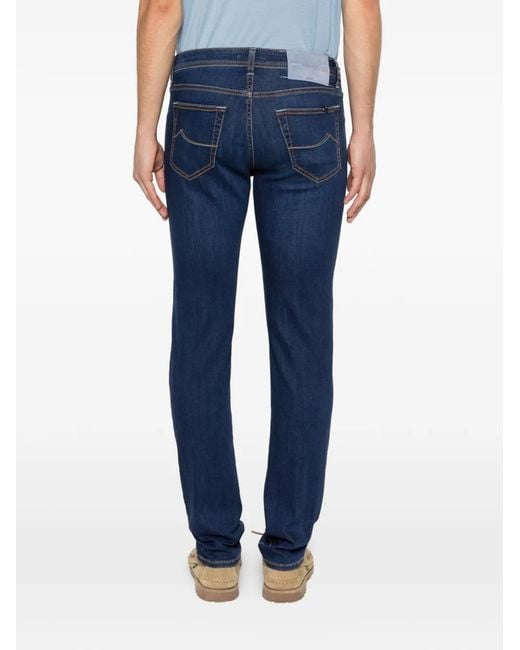 Jacob Cohen Blue Nick Faded Jeans for men