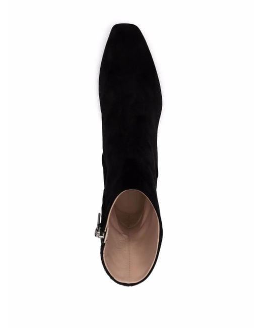 Scarosso Black Ambra 40Mm Square-Toe Boots