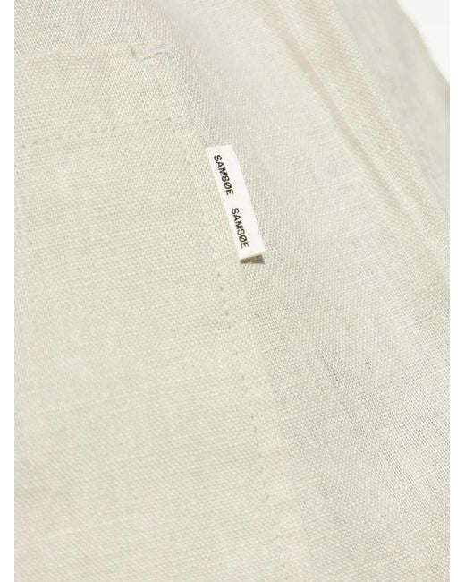 Samsøe & Samsøe Sajabari Shorts in het White voor heren
