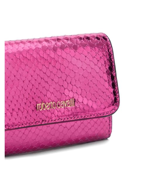 Roberto Cavalli レザー 財布 Pink