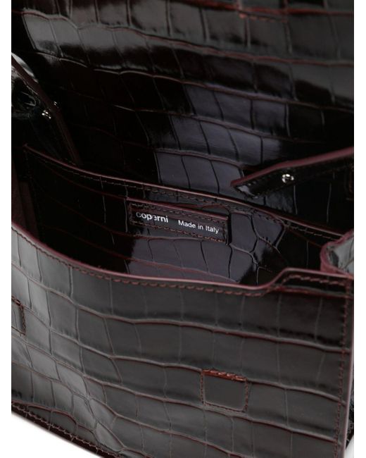 Coperni Black Small Folder Leather Shoulder Bag