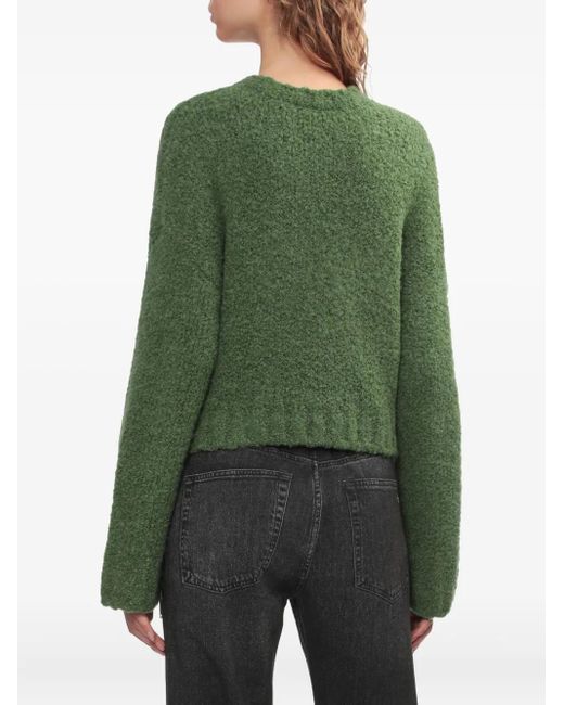 3.1 Phillip Lim Green Zip Detail Knitwear